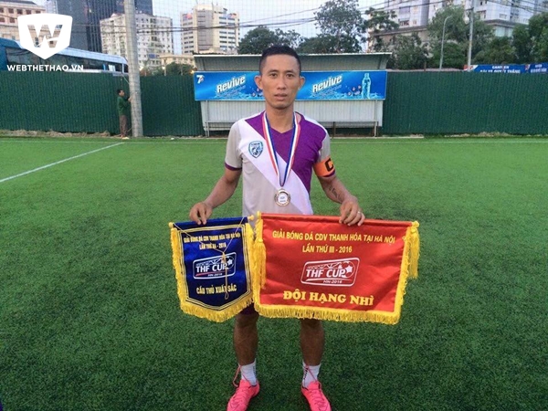 Nhuận giành giải cầu thủ xuất sắc nhất tại THF Cup 2016