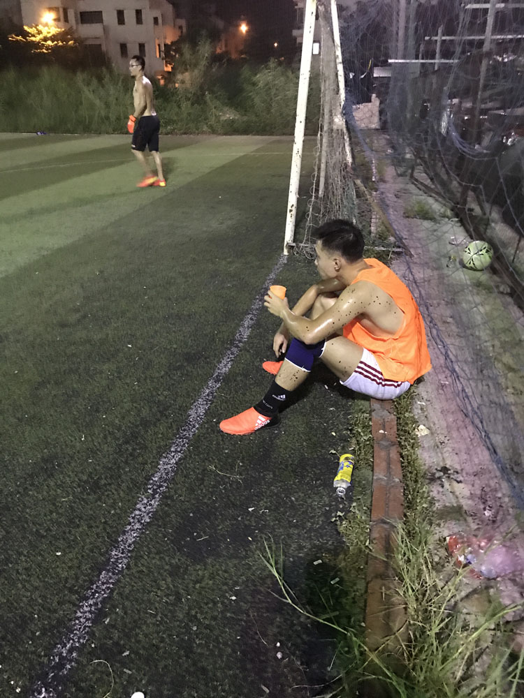 Ghi ít hơn số bàn thắng hơn thường lệ, Trung Kiên cũng tỏ ra mệt mỏi hơn rõ rệt
